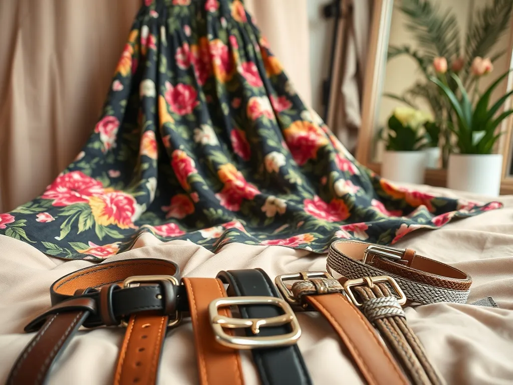 Jaki pasek do sukienki w kwiaty wybrać na każdą okazję?