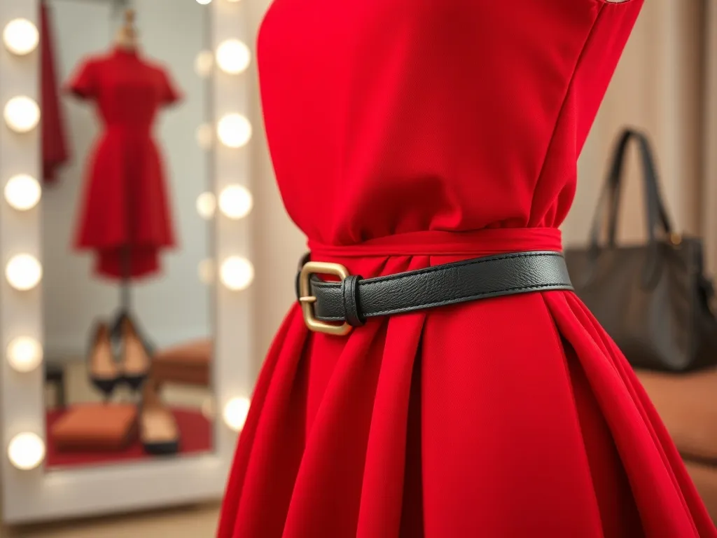 Jaki pasek do czerwonej sukienki wybrać na różne okazje?