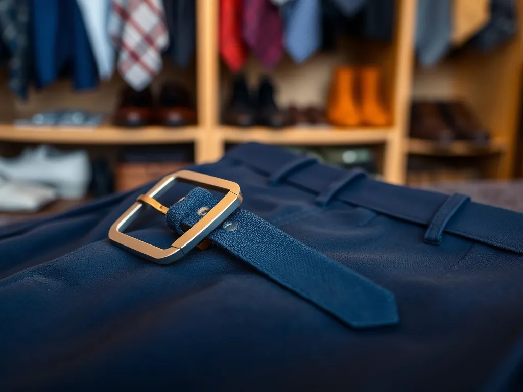 Jaki pasek do granatowych spodni wybrać? Porady i inspiracje