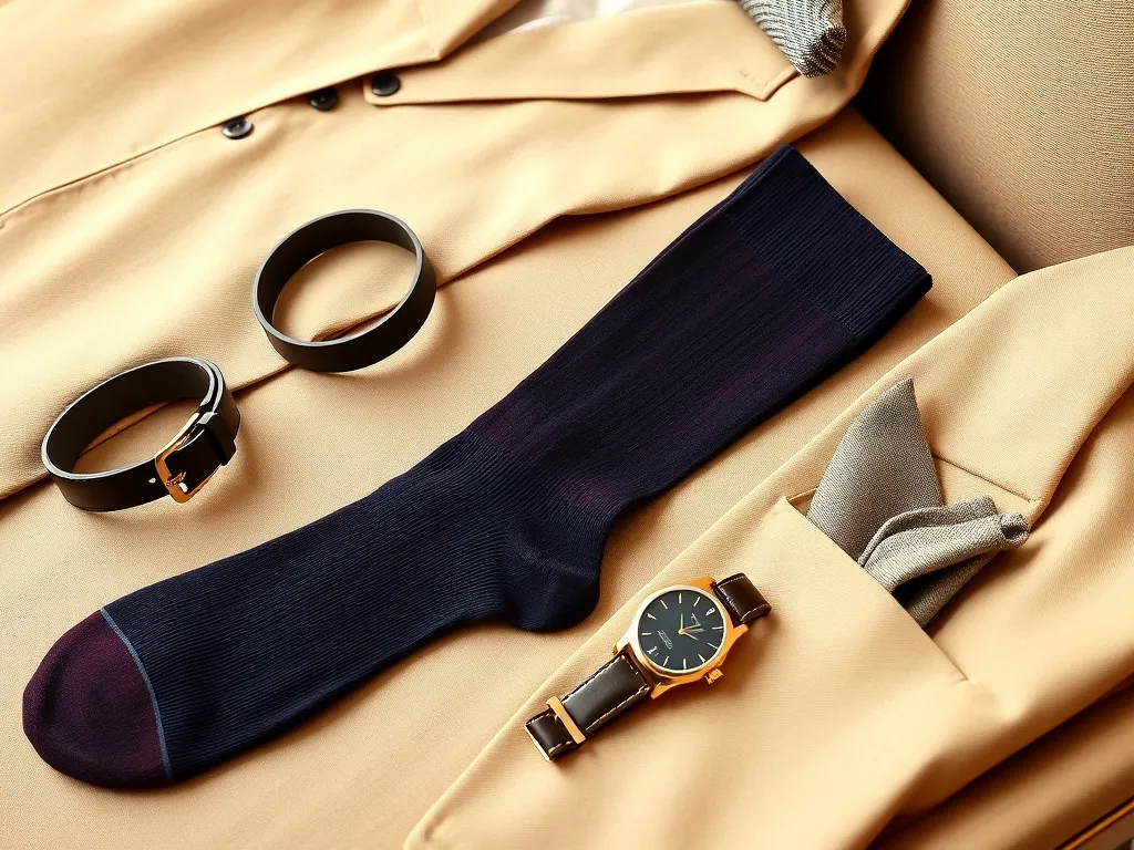 Jakie skarpetki do beżowego garnituru wybrać na specjalne okazje?