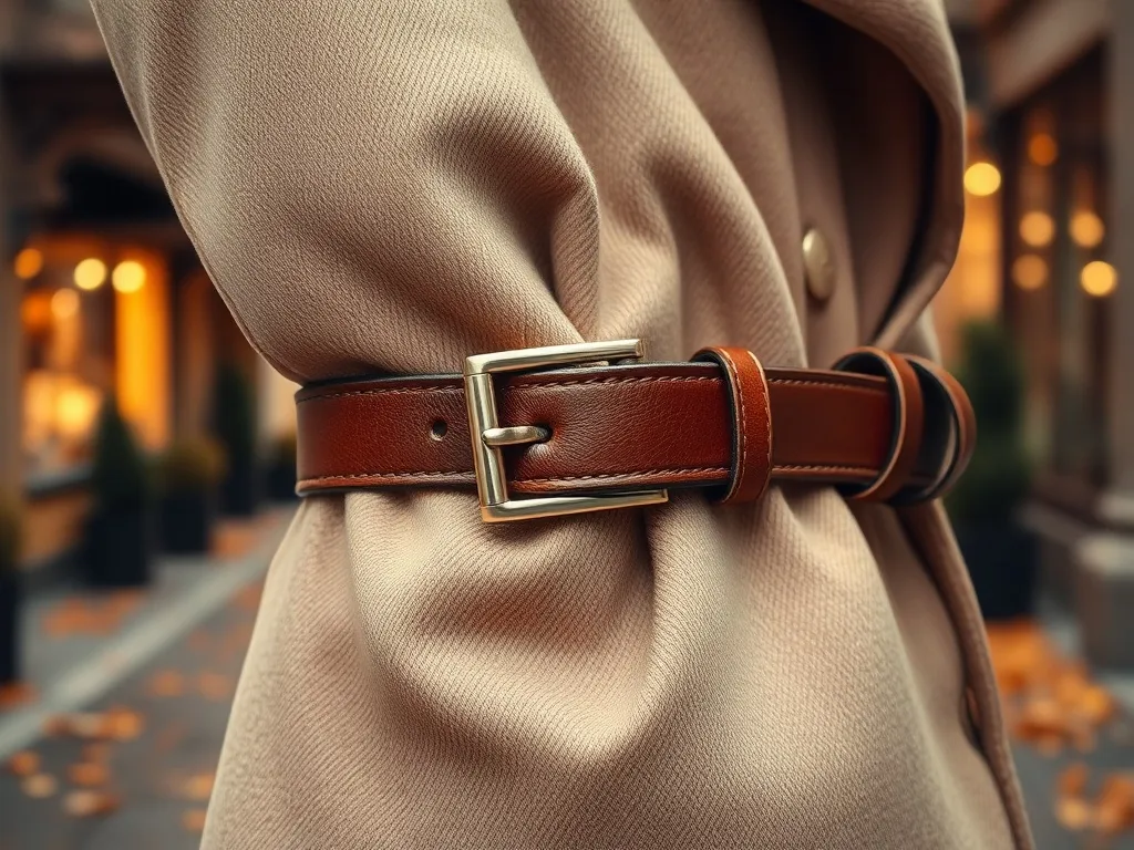 Jaki pasek do płaszcza wybrać, aby wyglądać stylowo?